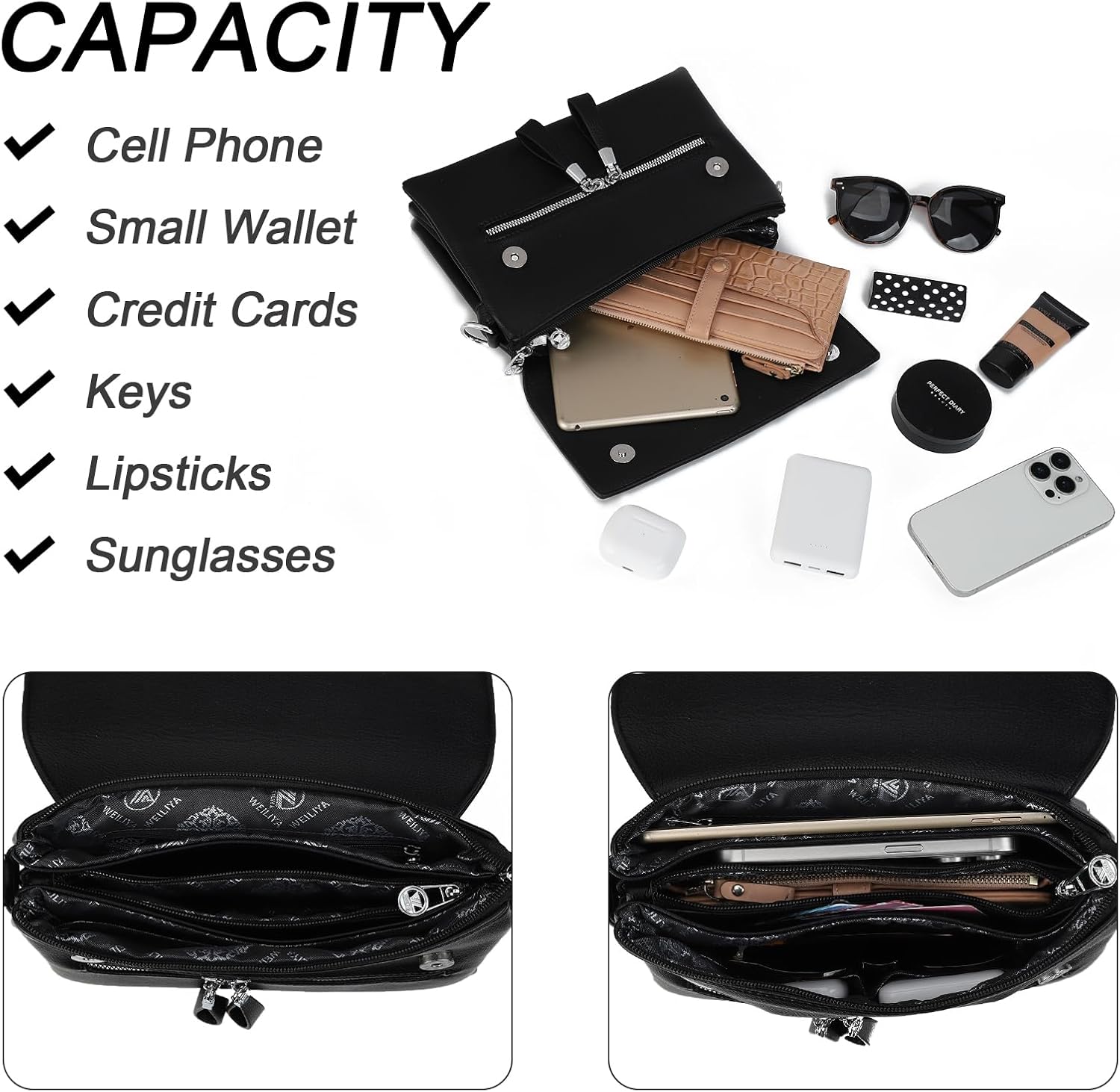 Gladdon Small Crossbody Purse for Women Trendy Shoulder Bag with Adjustable Strap Ladies Handbags - Image 4