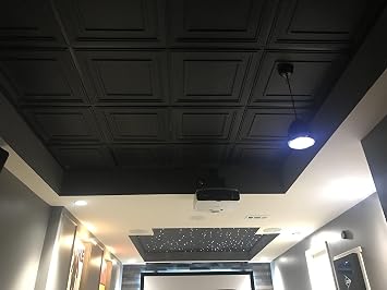 Mission PVC Ceiling Tile 2 x 2 (Black)