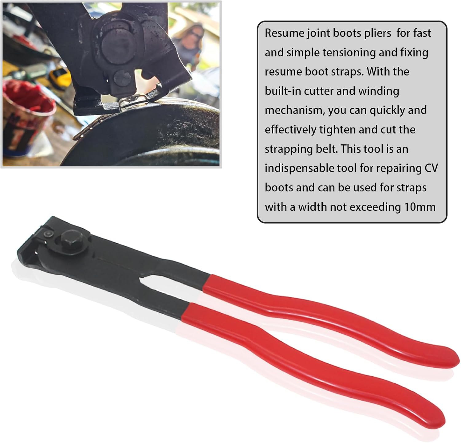 CV Boot Clamp Pliers 22-Piece CV Joint Boot Clamp Tool Kit Fits UTV ATV Cars Maintenance
