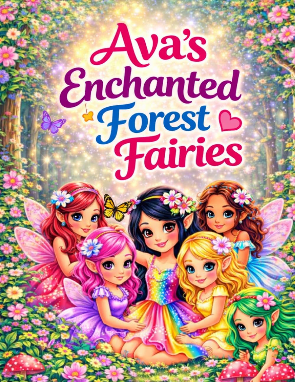 Ava’s Enchanted Forest Fairies: A Magical Fairy Coloring Book for Girls Ages 7–11