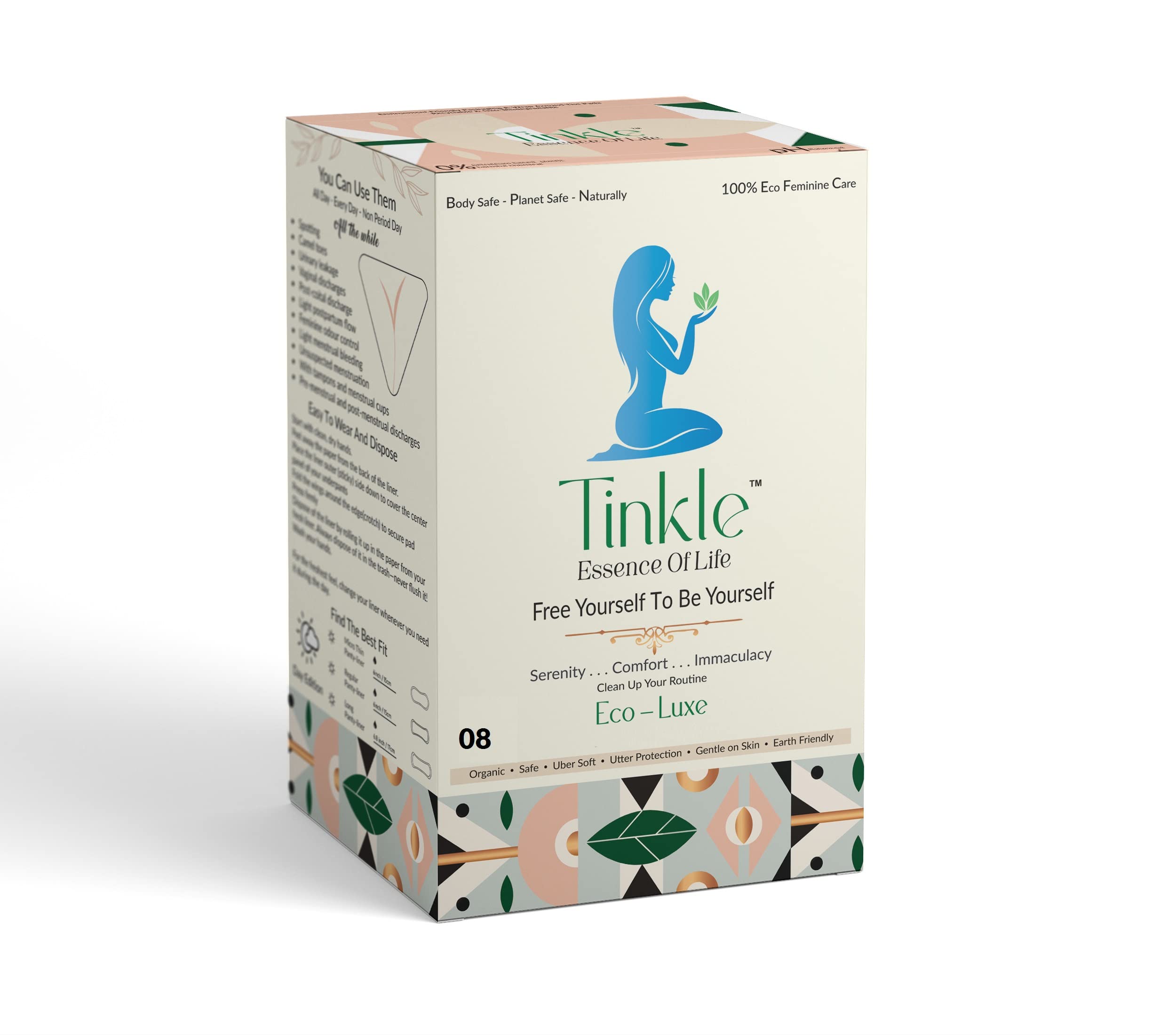 Tinkle Eco-Luxe Maternity Pads, After Delivery for Women, 16 Count, Extra Absorbent, Organic Cotton Sanitary Pads for Women, Ultra Soft Pads for After-Delivery, Maternity Flow, Postpartum & Heavy Flow (B0CK2PWY95) Amazon Price History, Amazon Price Tracker