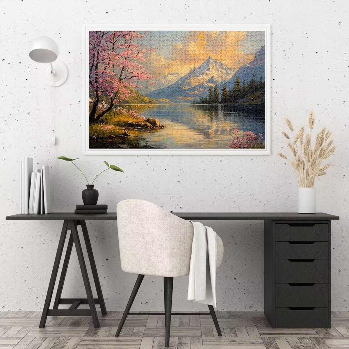 Puzzle 2000 Piezas Adultos, Puzzle 2000 Piezas de Madera, Rompecabezas para Adultos Paisaje Patrón, Rompecabezas Desafiante para Toda la Familia, Regalos Originales para Mujer, Tema: Monte Fuji, C-90