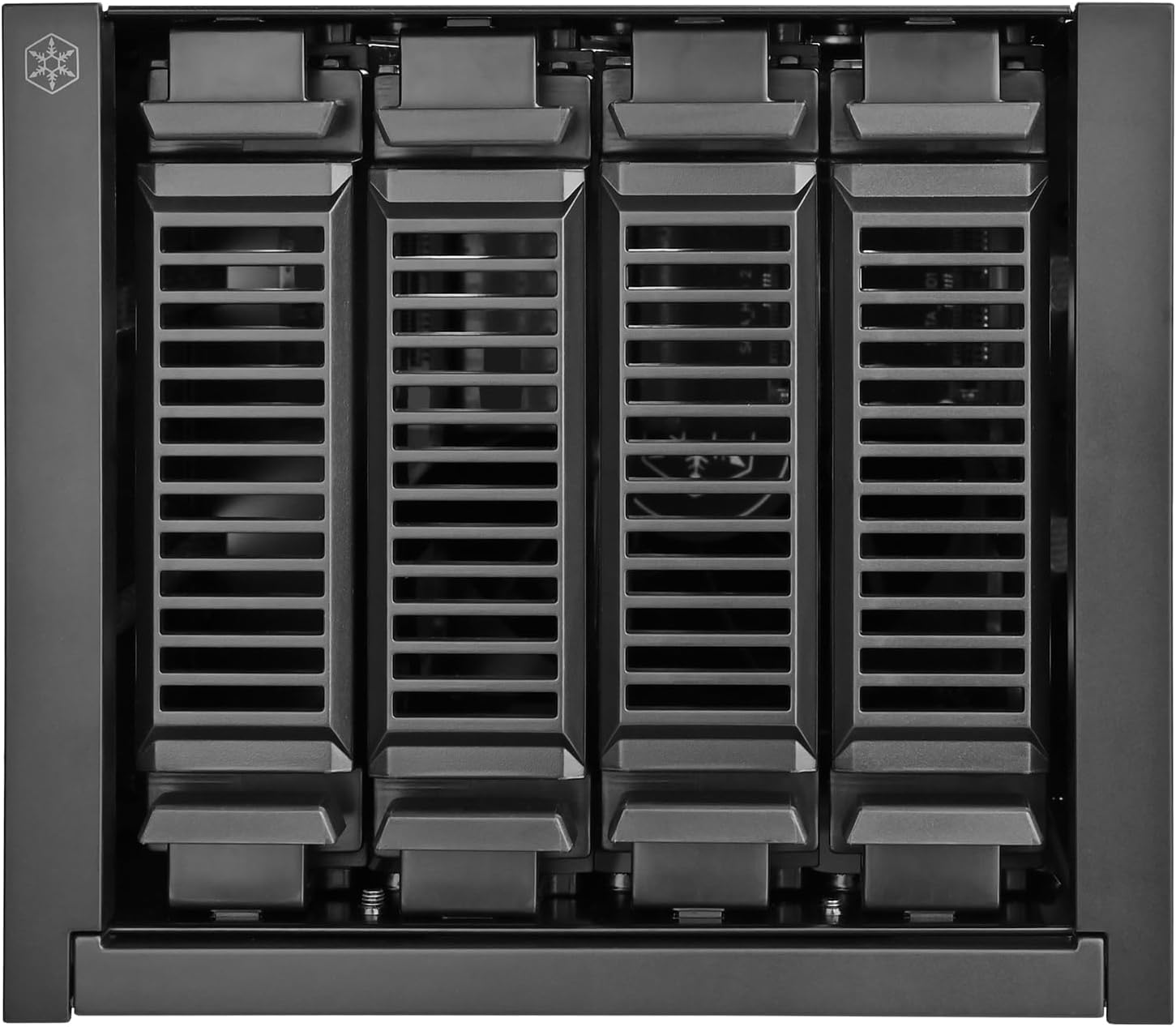 Silverstone Techology FS304-V Three (3) 5.25" Bay to Four (4) 3.5" SAS 12G / SATA 6G Trayless Hot-swap Cage, SST-FS304B-V