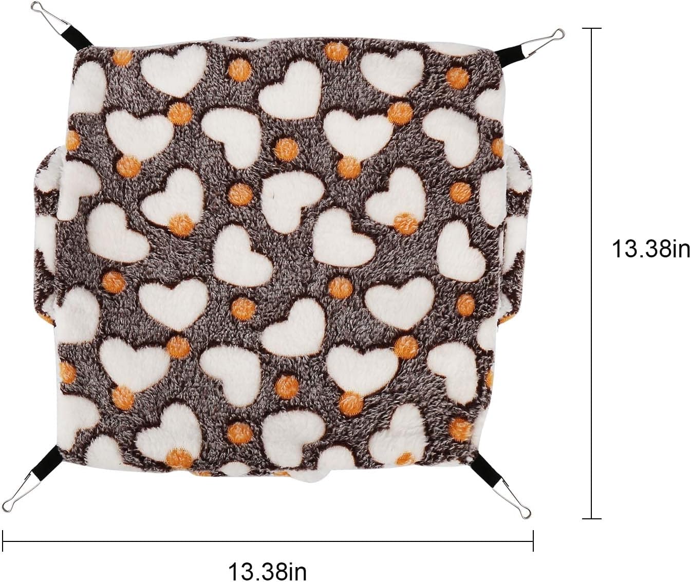 Lylyzoo 2PCS Small Animals Warm Plush Bunk-Bed Cage, Ferrets Sleeping Hammock, Super Soft and Fun Little Pet Beds Hideout for Rat Sugar Glider Squirrel Chinchilla and Hamsters : Pet Supplies