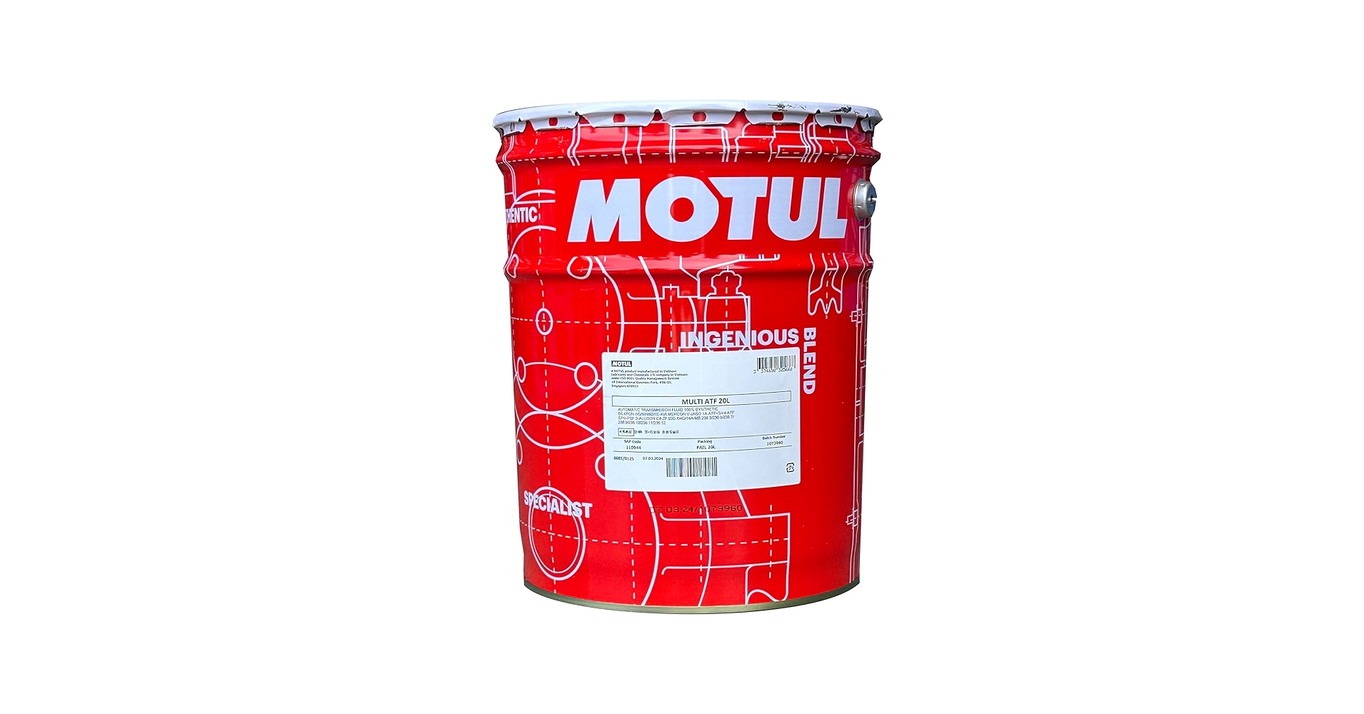 MOTUL/モチュール MULTI ATF Ⅵ 20L MOTUL ATF VI - Motul