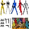 DANONI Assembly Completed-Titan 13 Action Figure Set,Nova 13 Action Figure,Titan 13 Robot,3D Printed Multi-Jointed Action Figures Dummy Robot 13 (5pcs(Assembly Completed))