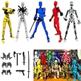 2025 New Assembly Completed-Titan 13 Action Figure,Dummy Robot 13 Action Figures Set,3D Printed Multi-Jointed Action Figures,Nova 13 Action Figure for Collectors Desktop Decorations (5pcs)