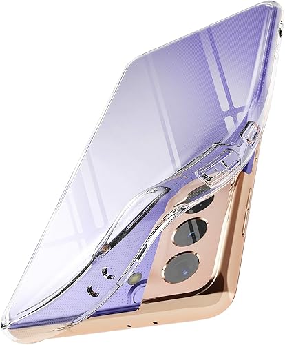 Ringke Funda de teléfono Air diseñada para Samsung Galaxy S21+Accesorio de cubierta de TPU flexible completo transparente - transparente