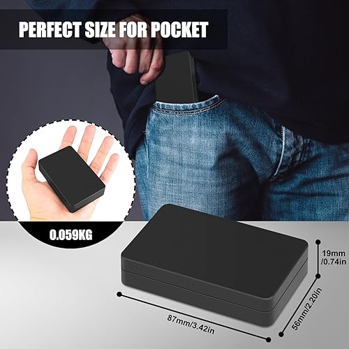 Miniatura 7 de Diyife - Báscula digital de bolsillo de 35.27 oz x 0.00 oz, báscula portátil de precisión de gramos con cubierta protectora, apagado automático, LCD