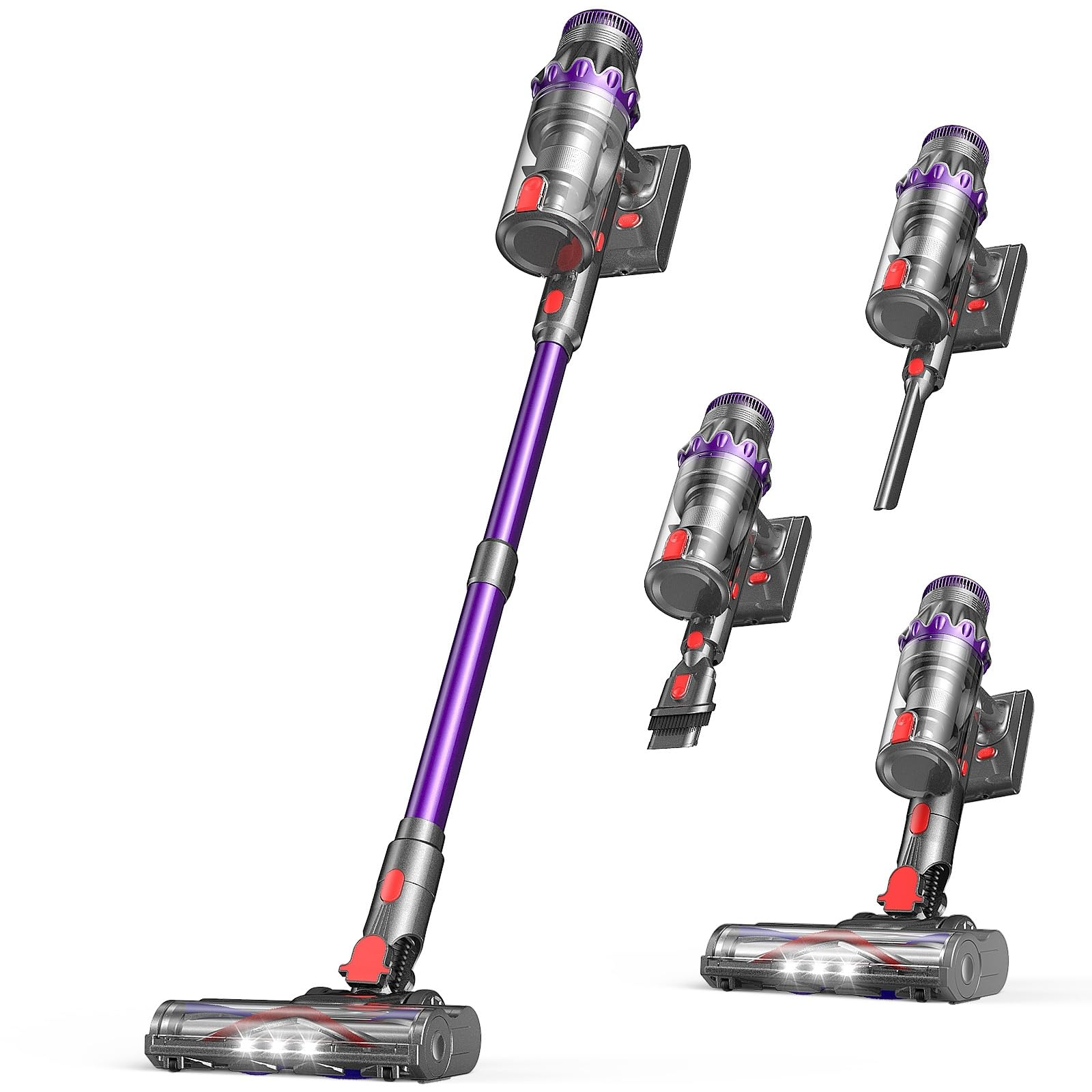 Photo 1 of FEPPO Cordless Vacuum Cleaner, Powerful Stick Vacuum with 70Mins Runtime and Touch Screen, Self-Standing, Anti-Tangle Vacuum Cleaners for Home, Wireless Vacuum for Hardwood Floor/Carpet/Pet Hair