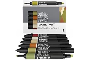 Winsor & Newton ProMarker Landscape Set, 6 Count