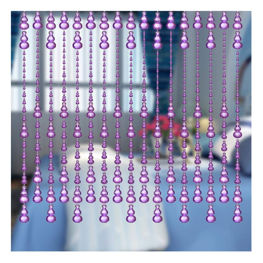 Rideau de perles de cristal violet pour sublimer un mariage et vos portes