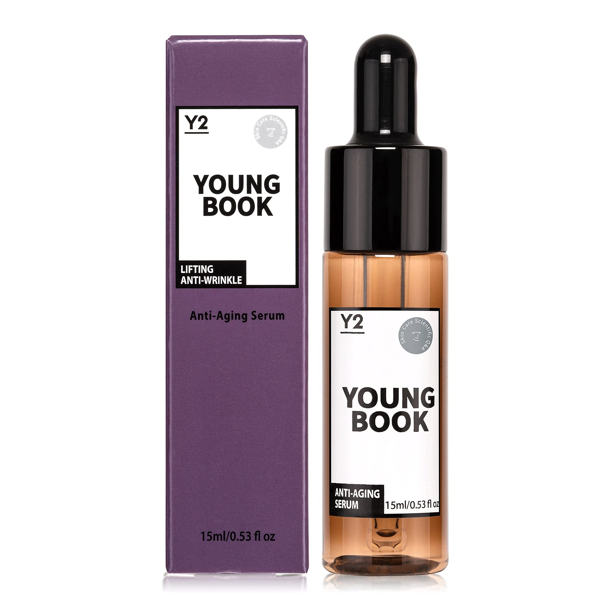 YOUNGBOOK | Anti-Aging Serum | Anti-Wrinkles and Fine Lines, Lifting and Firming Serum | Anti Aging Skin Repair | With Carnosine, Fullerene | Facial Serum | 15ml/0.53fl oz