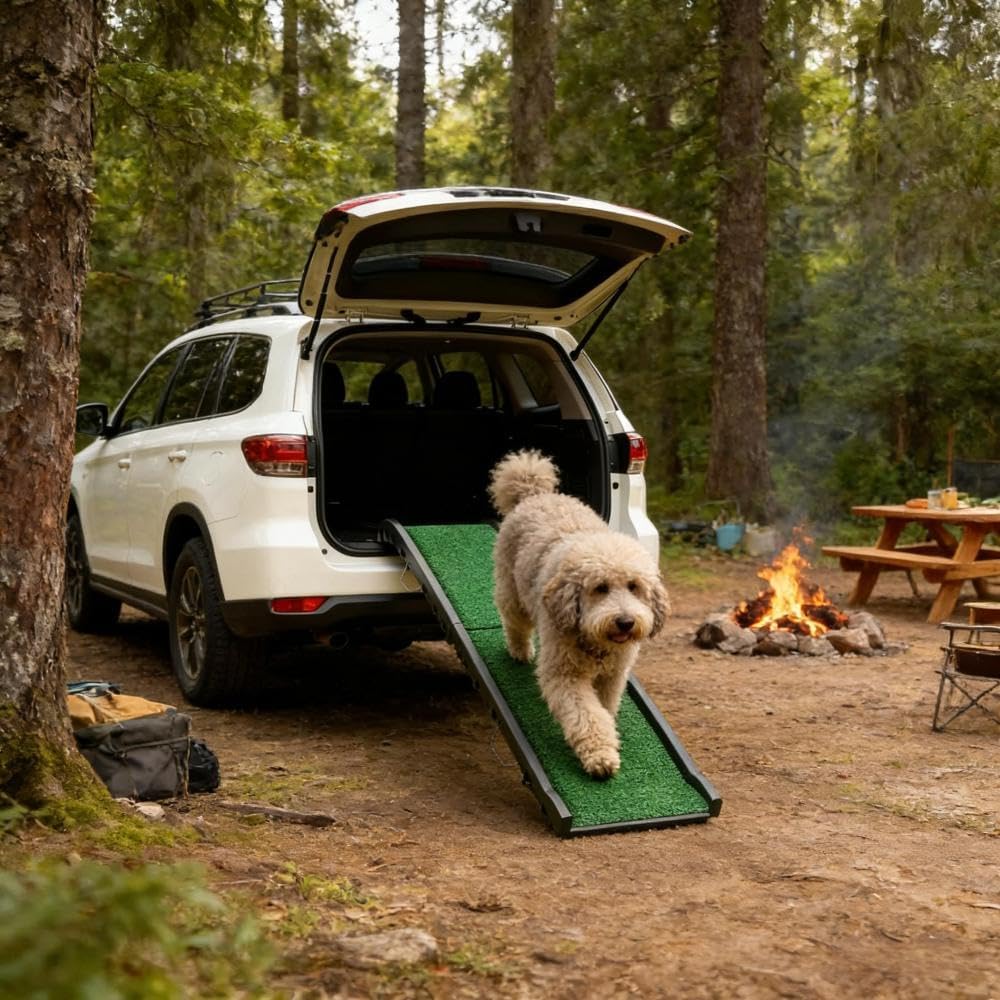 Folding Pet Ramp,Convenient Dog Car Ramp