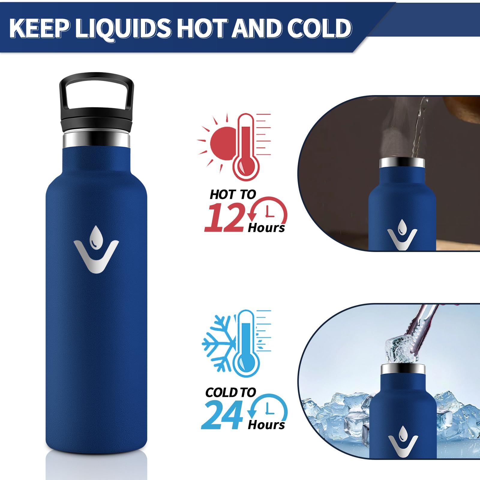 HoneyHolly Gourde Isotherme Enfant 500ML, Réutilisable | WhichOne