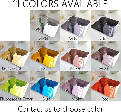 Miniatura 2 de Pegatinas de espejo Decoración 3D de pared larga con espejo de papel adhesivo mural en la habitación para 2020 Dropshipping Ventana de película