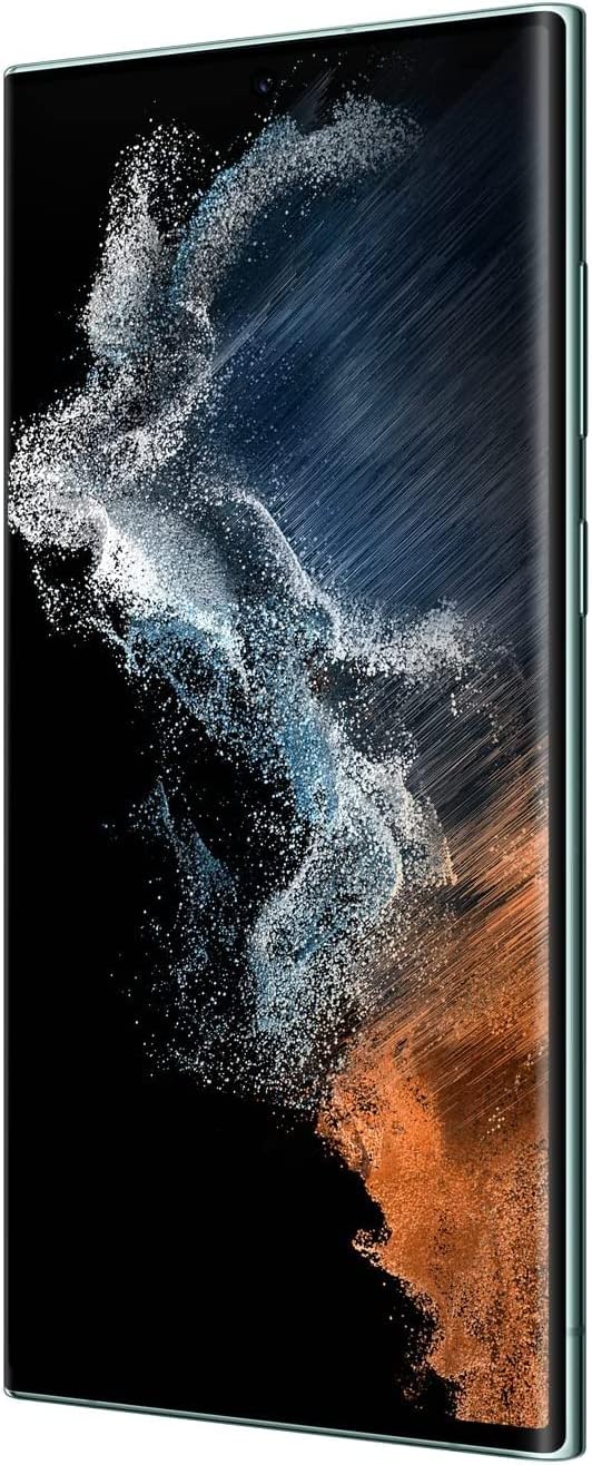 SAMSUNG Galaxy S22 Ultra 5G Dual-SIM Factory Unlocked for All Carriers, 256GB ROM 12GB RAM 8K Camera & Video, S Pen, Long Battery Life, Global Model Cell Phone - Green