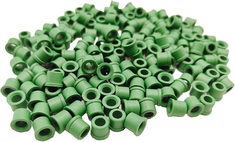 R134A Rubber Gasket Replacement Air Conditioning Refrigeration Charging Hose/Manifold Sealing O-Ring Repair Kit, Fit for R410A Adapter 1/4" Quick Coupler Charging Gaskets(100/Pack)