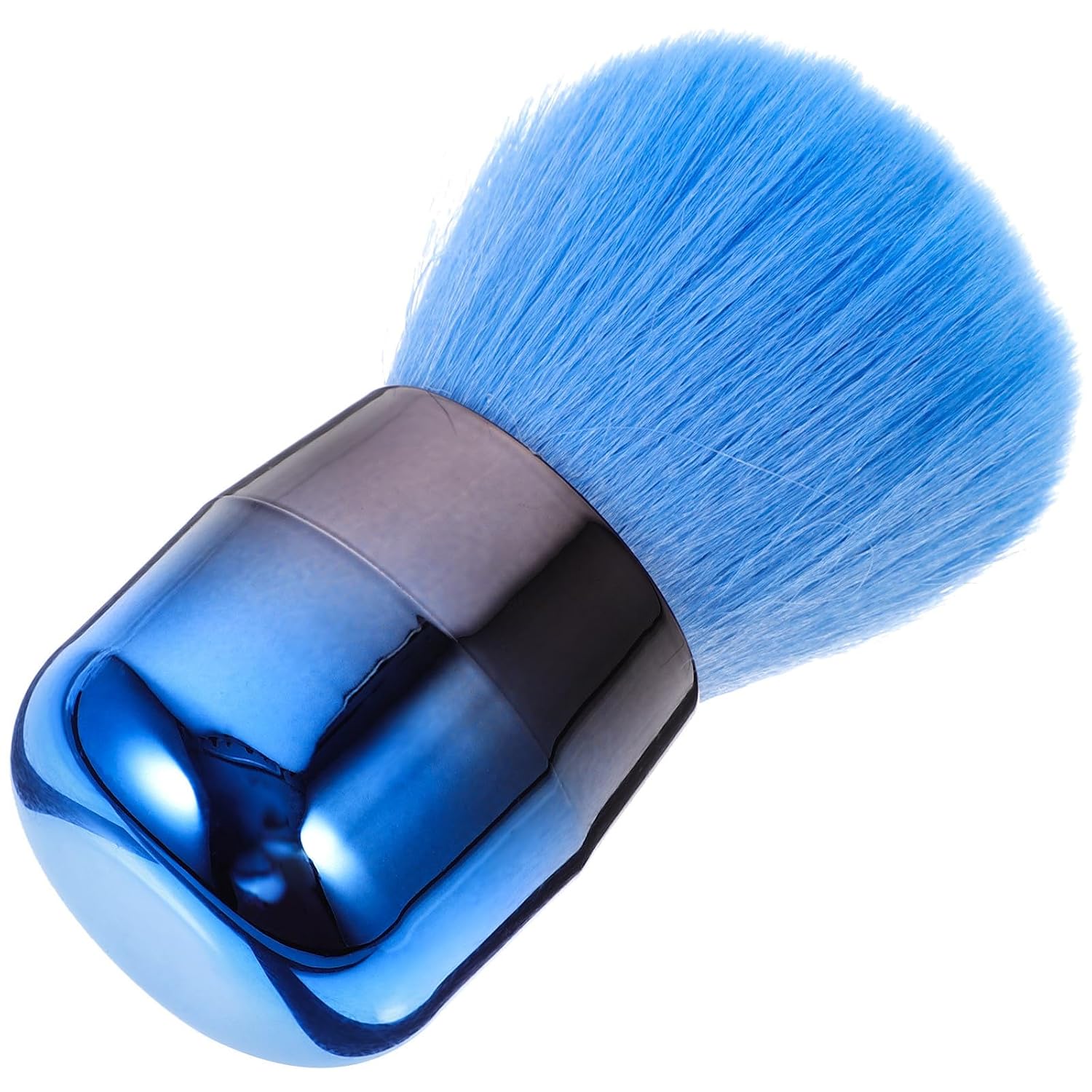 Cabilock Green Mushroom Blush Brush for Face Makeup with Soft Artificial Fiber and Plastic Handle, Suitable for Sensitive Skin and Daily Use, Cosmetic Blending and Shading Powder Applicator