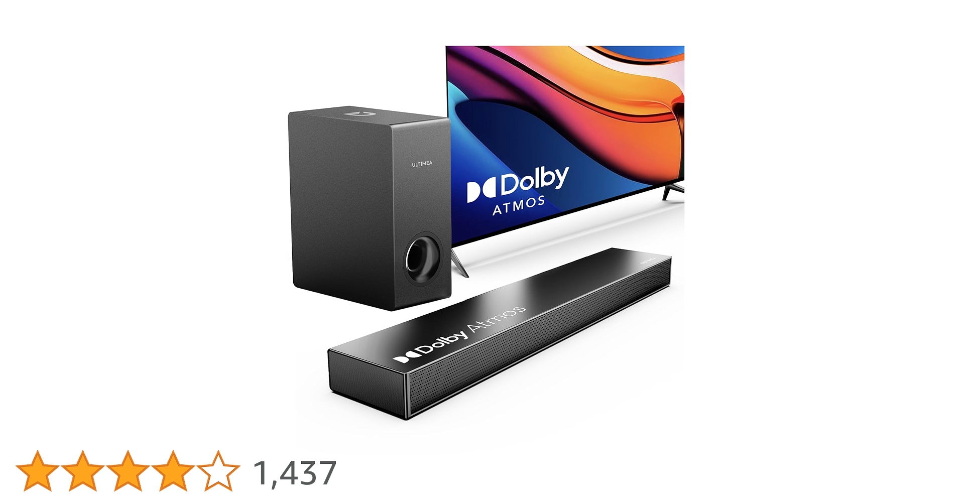Amazon.co.jp: ULTIMEA サウンドバー Dolby Atmos テレビ