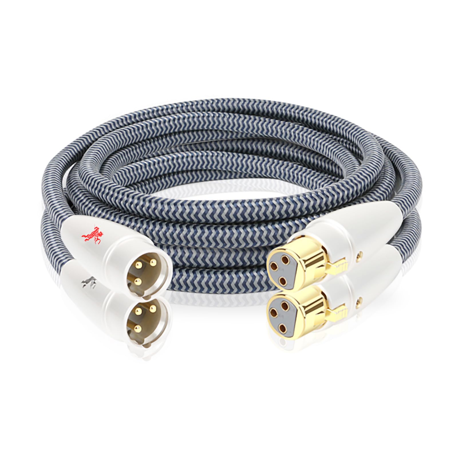 Impeto Cavo XLR Bilanciato Professionale OCC Cavo XLR Audio Maschio-Femmina hifi alta qualità audiophile per La Decodifica di CD Altoparlanti Monitor Amplificatore Anteriore e Posteriore 1m/2pcs