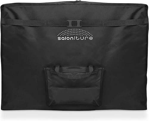 Miniatura 4 de Saloniture Mesa de masaje plegable portátil básica color negro