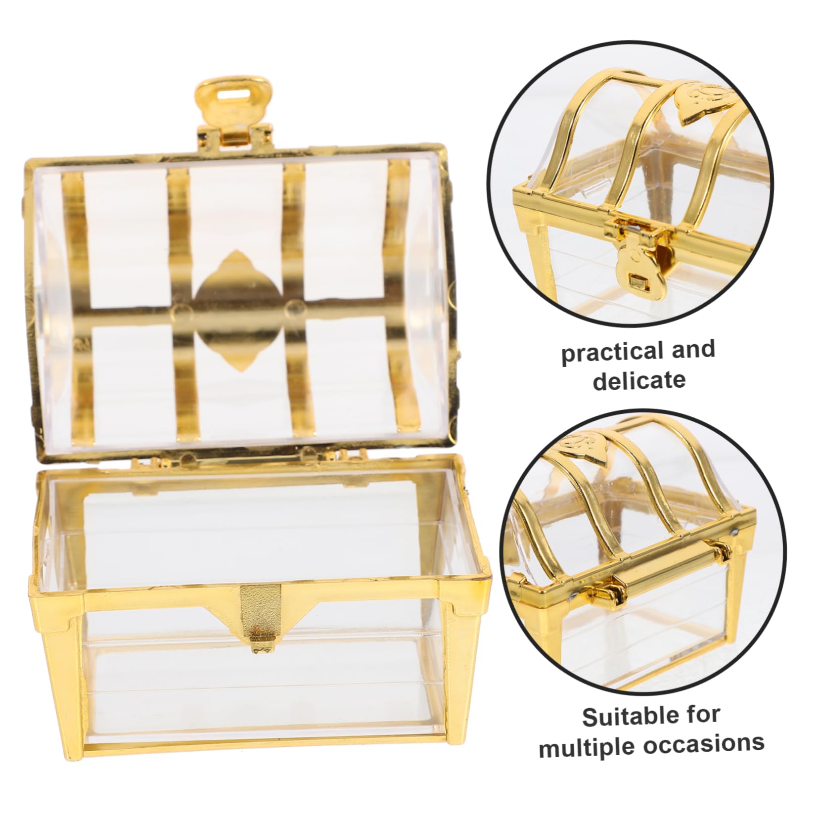 Cabilock 5 Set Di Scatole Di Caramelle E Cioccolatini Per Bomboniere Per Matrimoni Feste Dolcetti Piccoli Oggetti Artigianali 12 Pezzi * 5