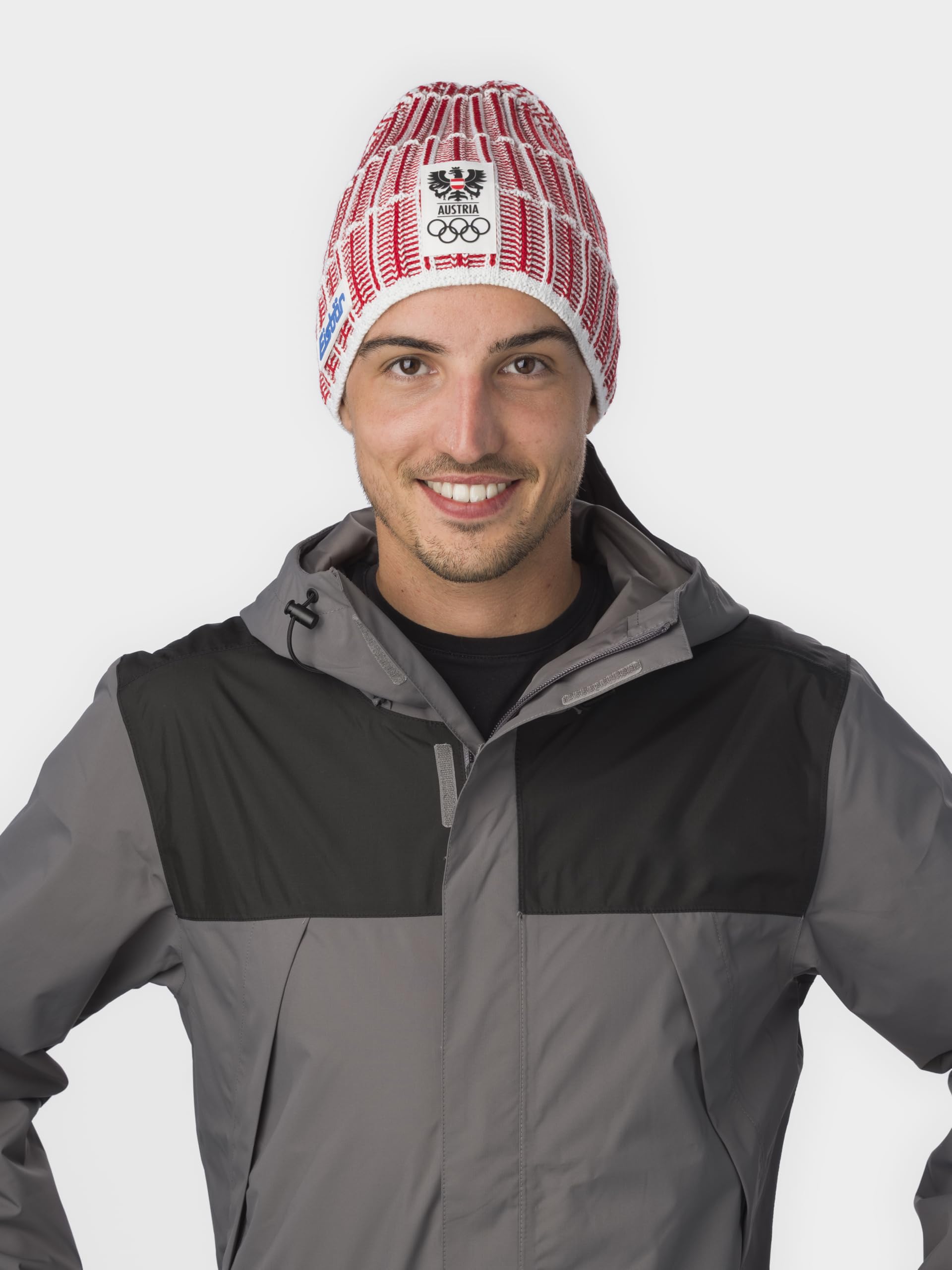 Eisbär Mütze Herren & Damen Milano Oversized - Offizieller Lieferant des Olympia Team Austria - Merino Strickmütze für Männer bequem kuschelig - Beanie atmungsaktiv thermoregulierend Wintermütze