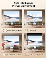 Vista 5 de 【Compatible with Netflix & Auto Focus】Xgody Gimbal N6 PRO 700 ANSI Native 1080P Smart Projector with WiFi 6 and Bluetooth, 4D Auto Keystone & Voice