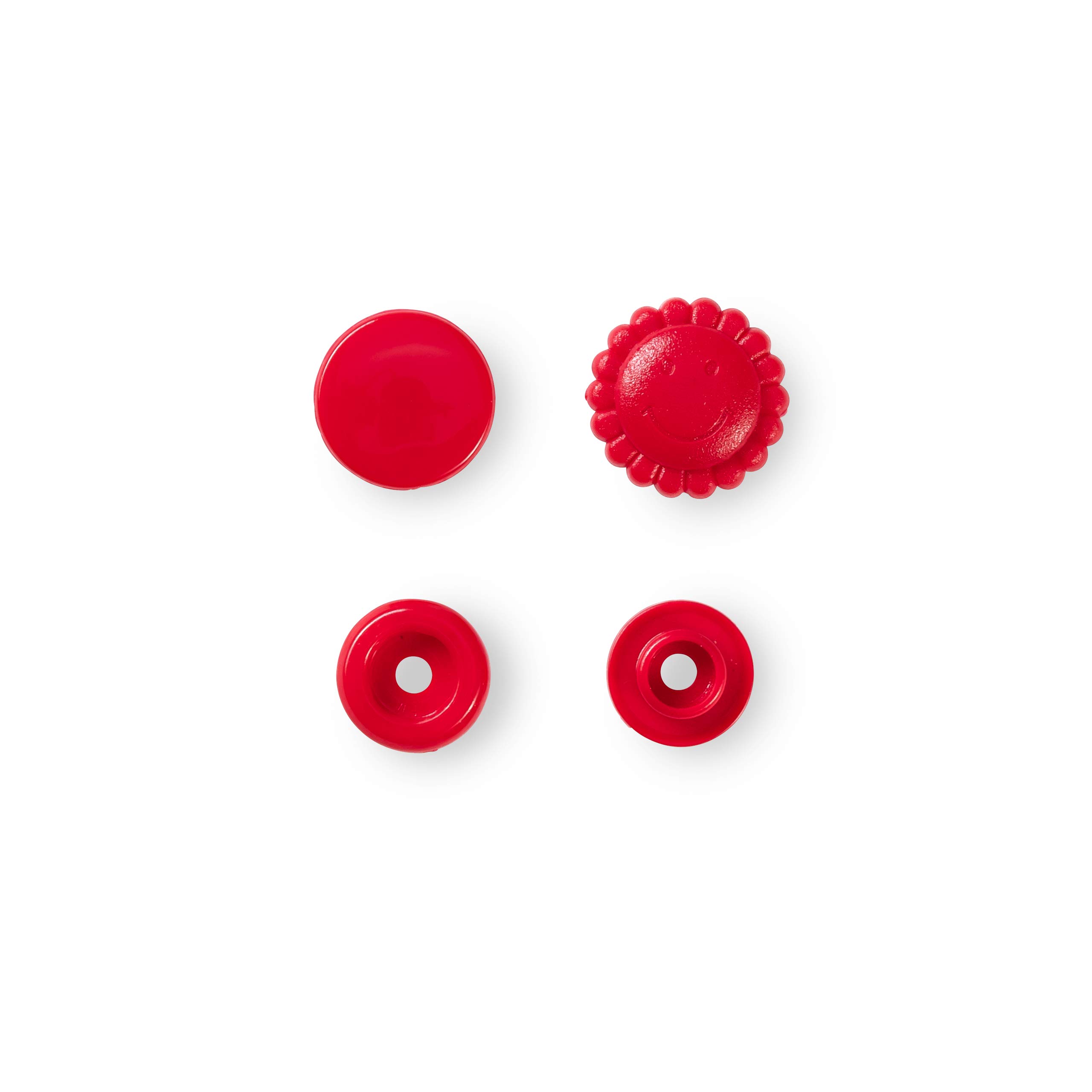 Image secondaire de Prym Red Flower Shape Non-Sew ColorSnaps 12.4mm Snap Fasteners (21pc), 12 x 7 x 2 cm