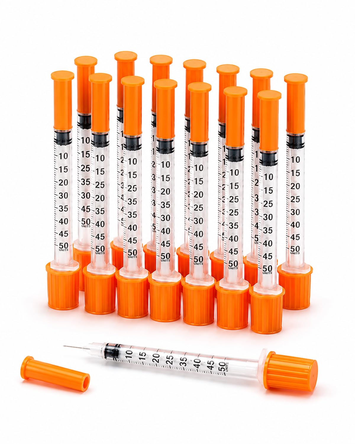 Siringhe monouso in plastica 1 ml 30 g x 8 mm per insulina laboratorio