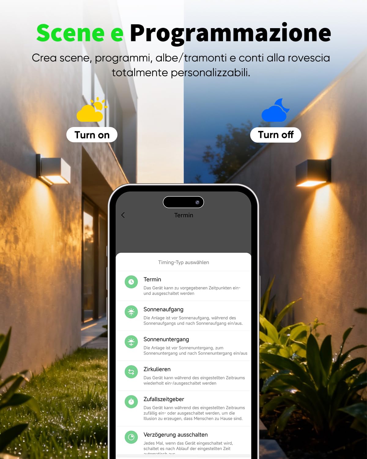 GreenSun Presa Smart Esterna - Presa Smart WiFi Outdoor Presa Intelligente Alexa Smart Life App WIFI Presa Intelligente WiFi Presa con Misura del Consumo Energetico 16A 4PC | La presa Wi-Fi IP44 misura il consumo, offre timer e orari e può essere controll