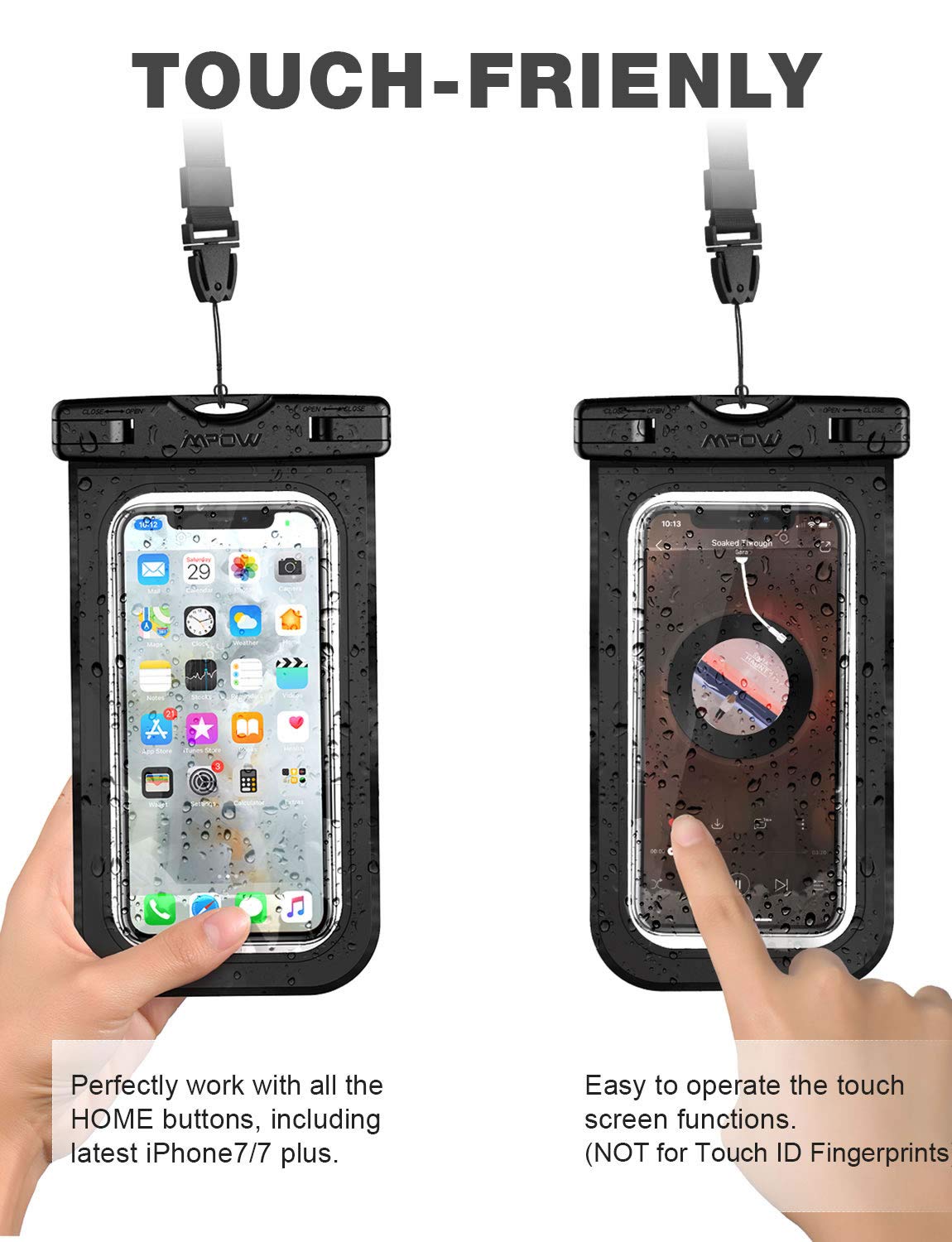 mpow waterproof phone case