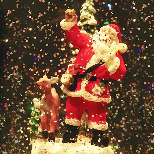 Miniatura 6 de AOMIL Faroles de Navidad, linterna de globo de nieve de Navidad, linterna de globo de nieve de Navidad, globos de nieve de Navidad con música,