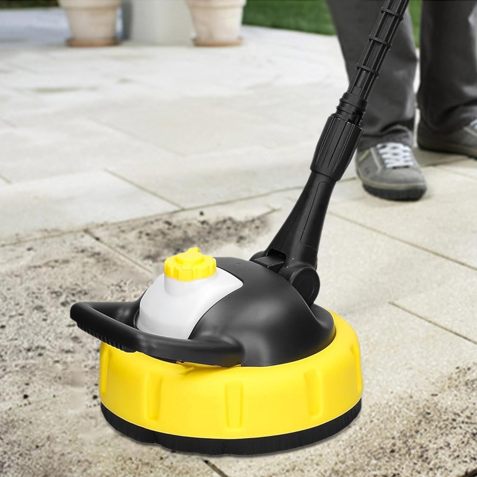 Limpiador para Hidrolimpiadora Fregadora Portátil Multiusos | Con Adaptador Accesorios De Hidrolavadora Para Patios, Entradas, Terrazas, Aceras, Vallas, Coches, Camiones Y Escaleras