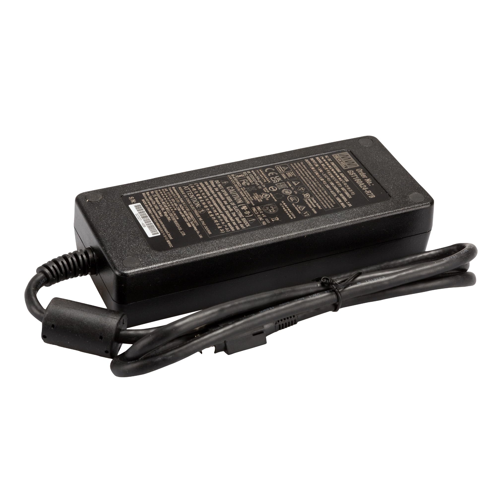 MEAN WELLGST160A24-R7B Desktop Power Supply, Fixed Voltage 24 V/DC 6.67A 160W