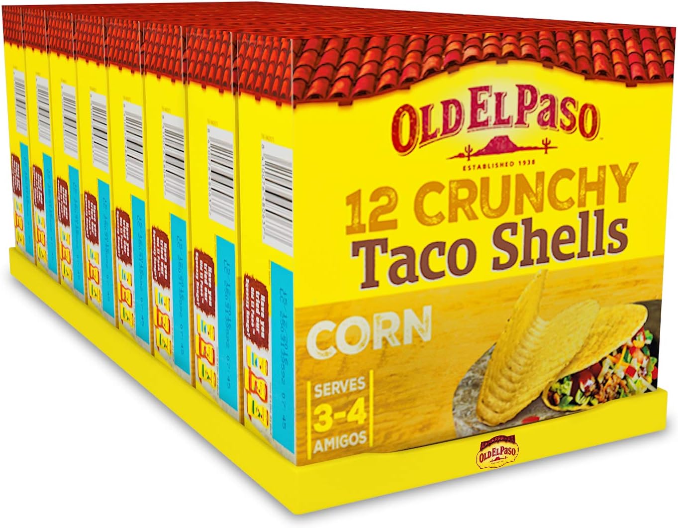 Old El Paso Crunchy Taco Shells 156 g (Pack of 8) Amazon.co.uk Grocery