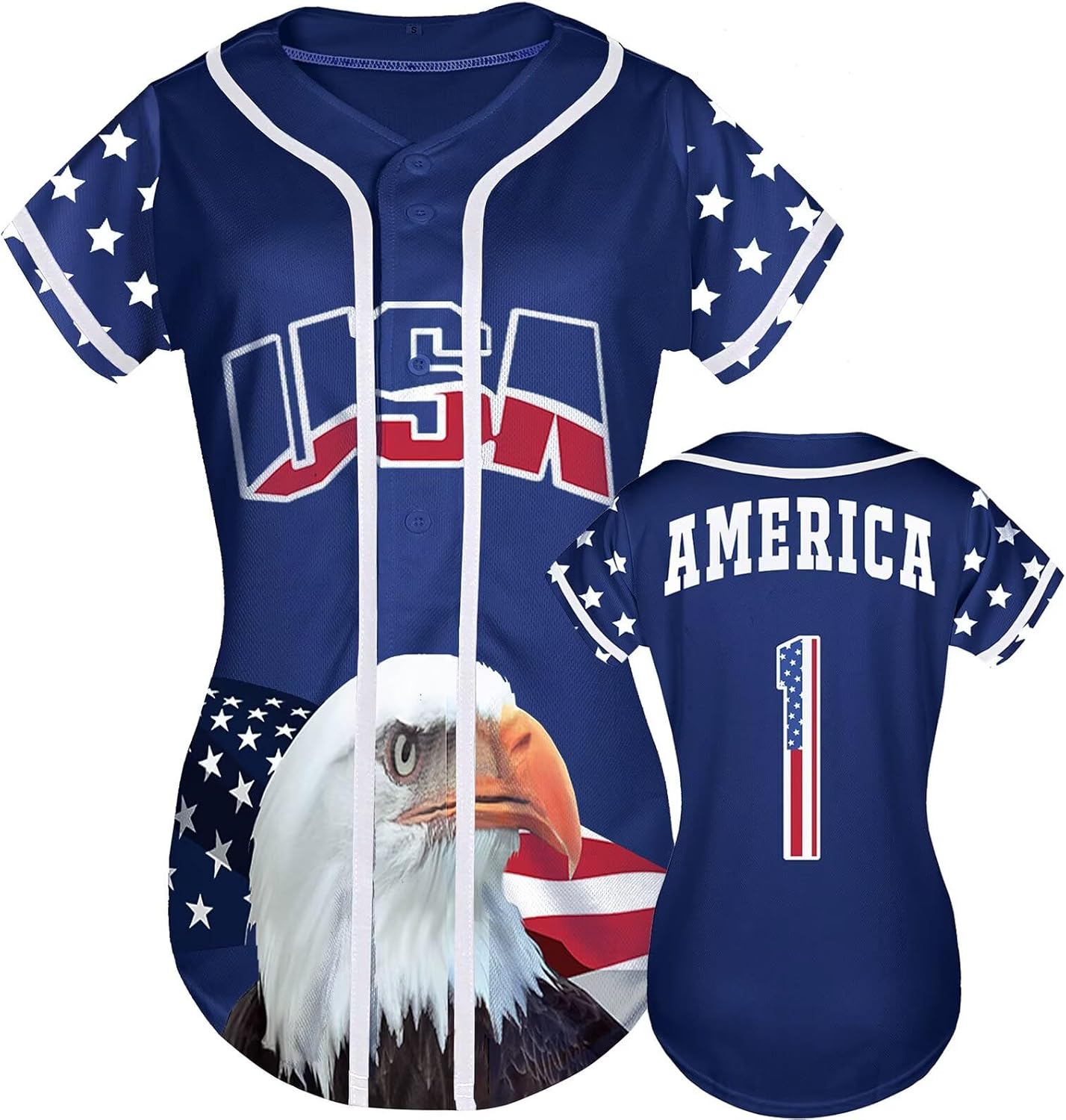 KPOP Women USA Baseball Jersey Independence Day Jamaica Ubuy