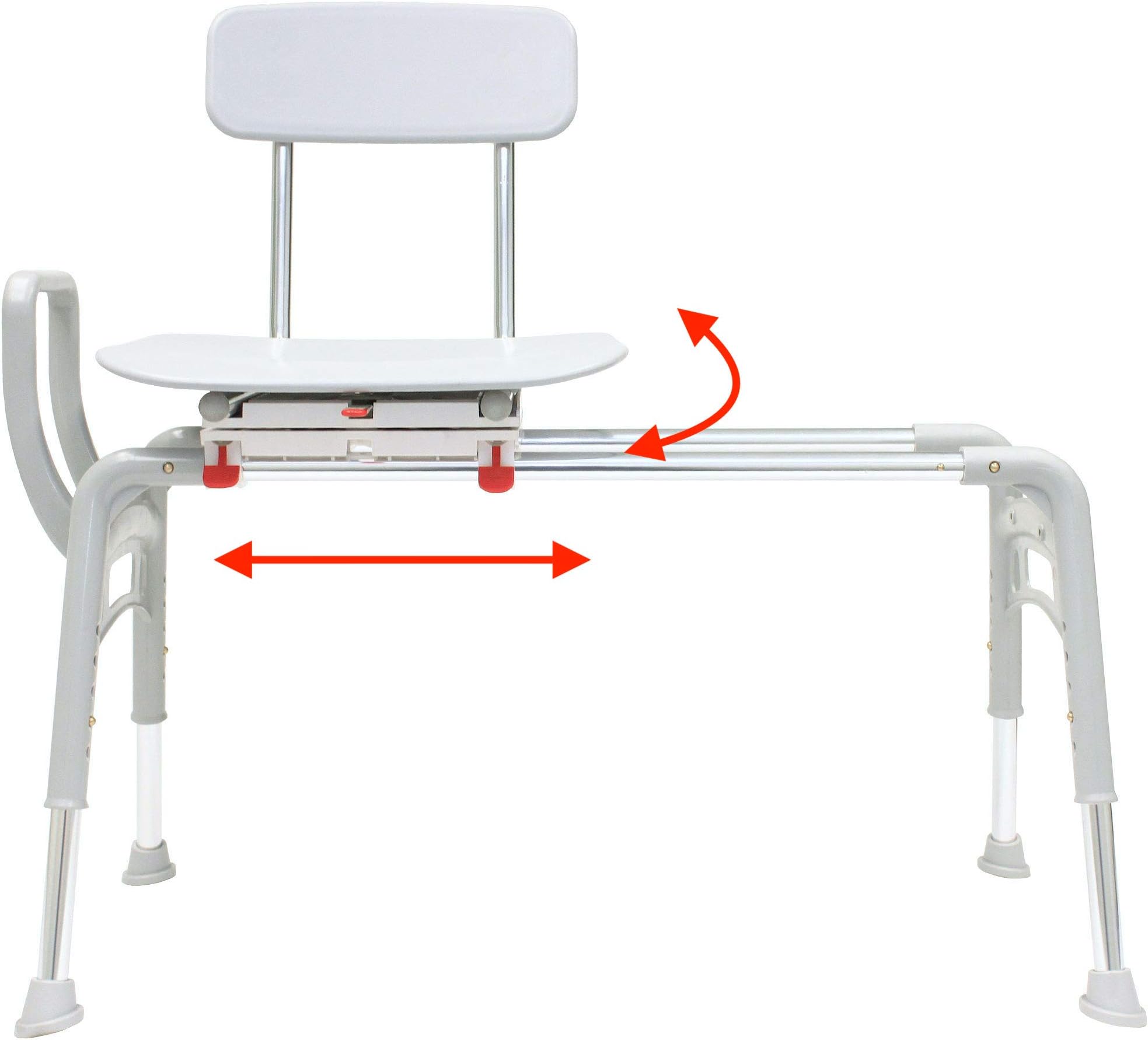 Eagle Health Supplies Swivel Sliding Shower Chair & Tub