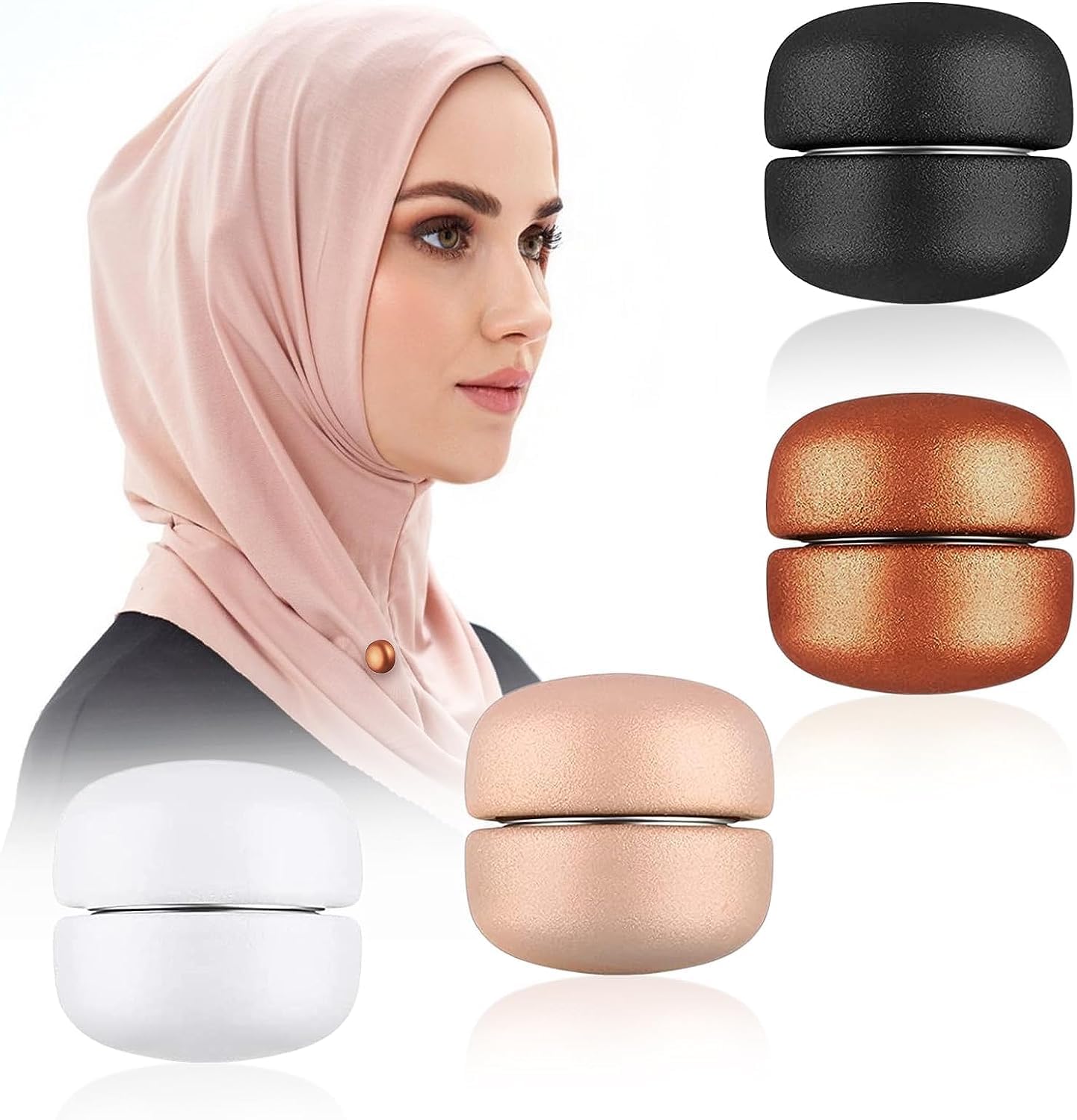 Tendula Hijab Pins Round Hijab Supreme strength Magnetic Pins for Women Girls Multi-Use Pinless Magnet Pins for Hijab Muslim Scarf Saree Pins Clothing Button Clip (6 pair) (B0CKW93J35) Amazon Price History, Amazon Price Tracker