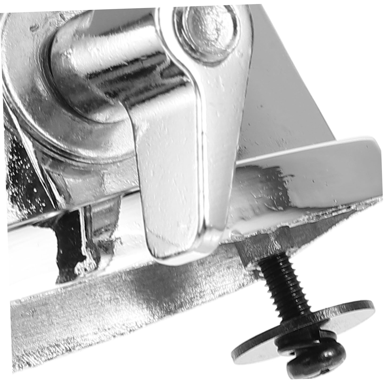 CLISPEED Support de Tom en Alliage Argenté, Pièces et Accessoires pour Batterie, Fixation Remplaçable Offrant un Support Supplémentaire, pour Usage Musical