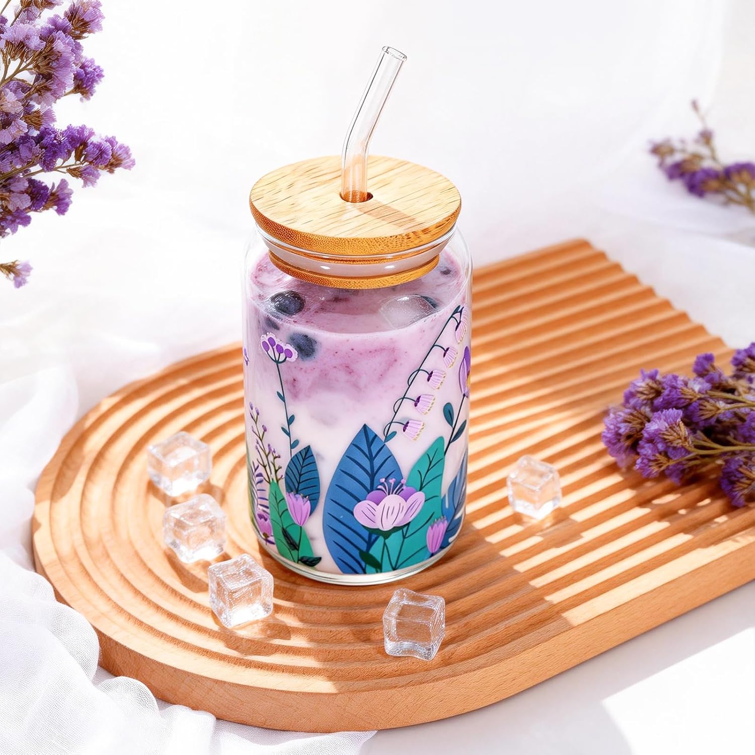 Gifts Basket for Women & Teen Girls Purple Relaxing Bath Gifts Basket Set Birthday Gifts Ideas for Women Relaxing Spa Gifts Self Care Gifts Box for Female Friends Gift - Image 4