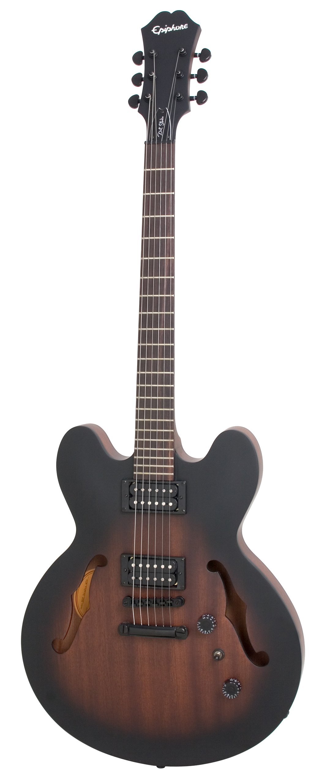 Epiphone Dot Studio サンバースト 6弦 Epiphone Dot Studio Archtop Guitarra eléctrica, desgastada vintage
