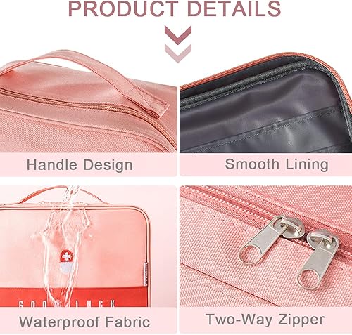 Miniatura 4 de Bolsas vacías de primeros auxilios de 2 tamaños con pequeña bolsa médica, bolsa aislada para medicamentos de supervivencia, estuche portátil de