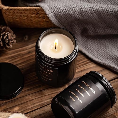 Miniatura 4 de Velas de lavanda  Velas perfumadas para hombres y mujeres, fragancias de aromaterapia, velas perfumadas de soja para el hogar, velas perfumadas de