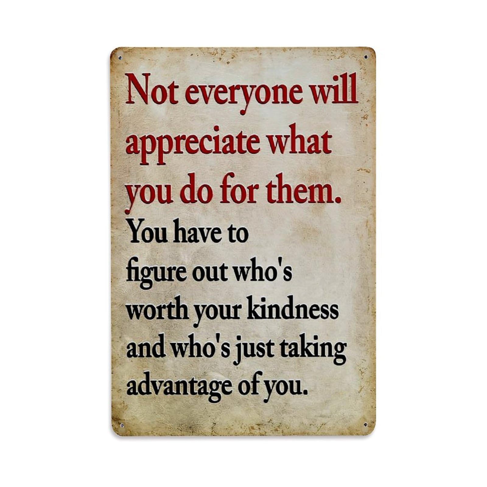 Nestemfo Vintage Inspirational Quote Text On Parchment_2 Tin Sign Metal Sign, Living Room,Bar, Home, Bedroom Wall Decor,Retro Metal Poster 8X12 Inches