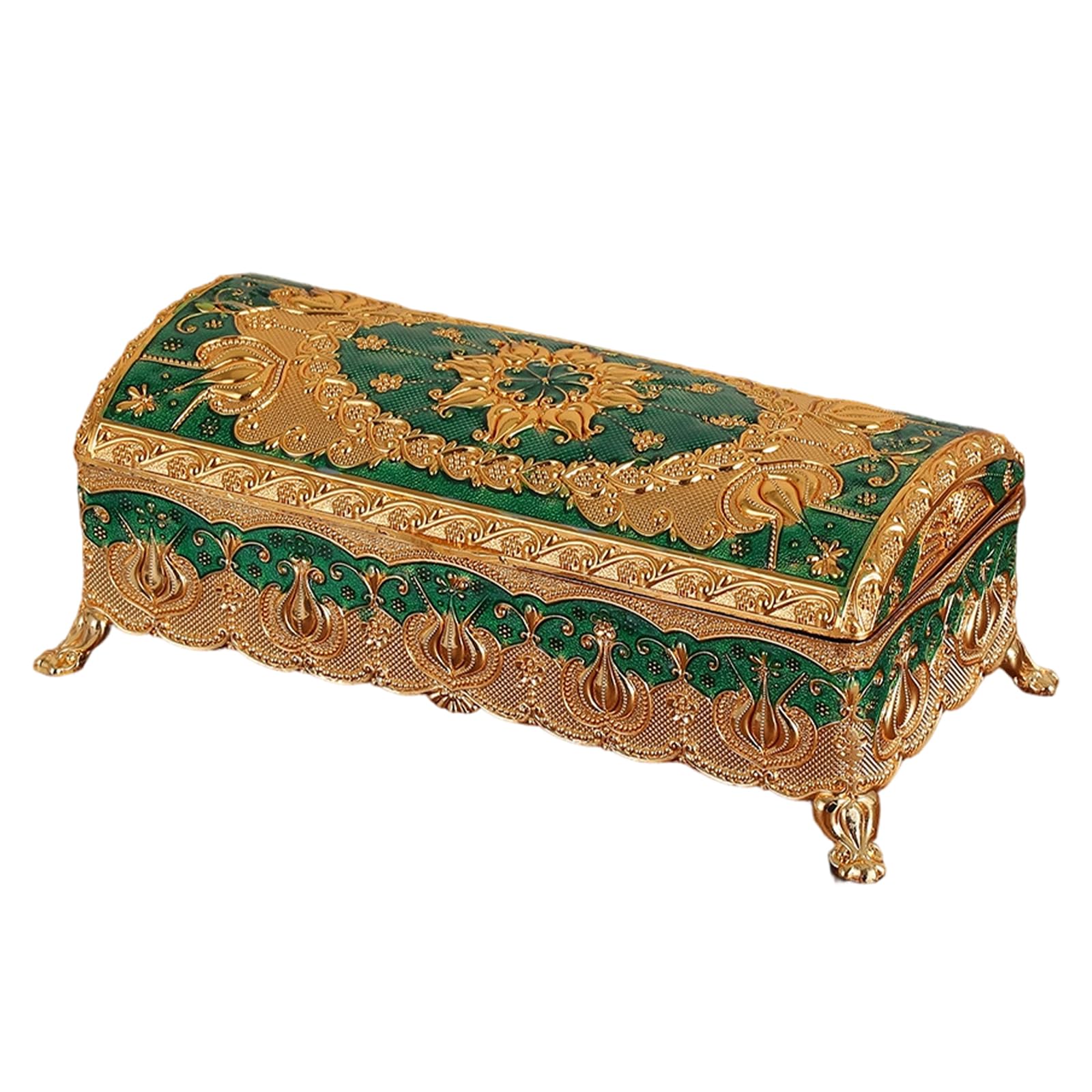 our fave Storage Case for Rings Necklaces Enameled Finish Ornamental Box for Storing and Showcasing Jewelry Collections Traditional Decorative Knickknack Box