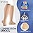 bropite Open Toe Compression Socks for Men & Women - 2 Pairs of 15-20 mmhg Knee High Stockings for Circulation Support