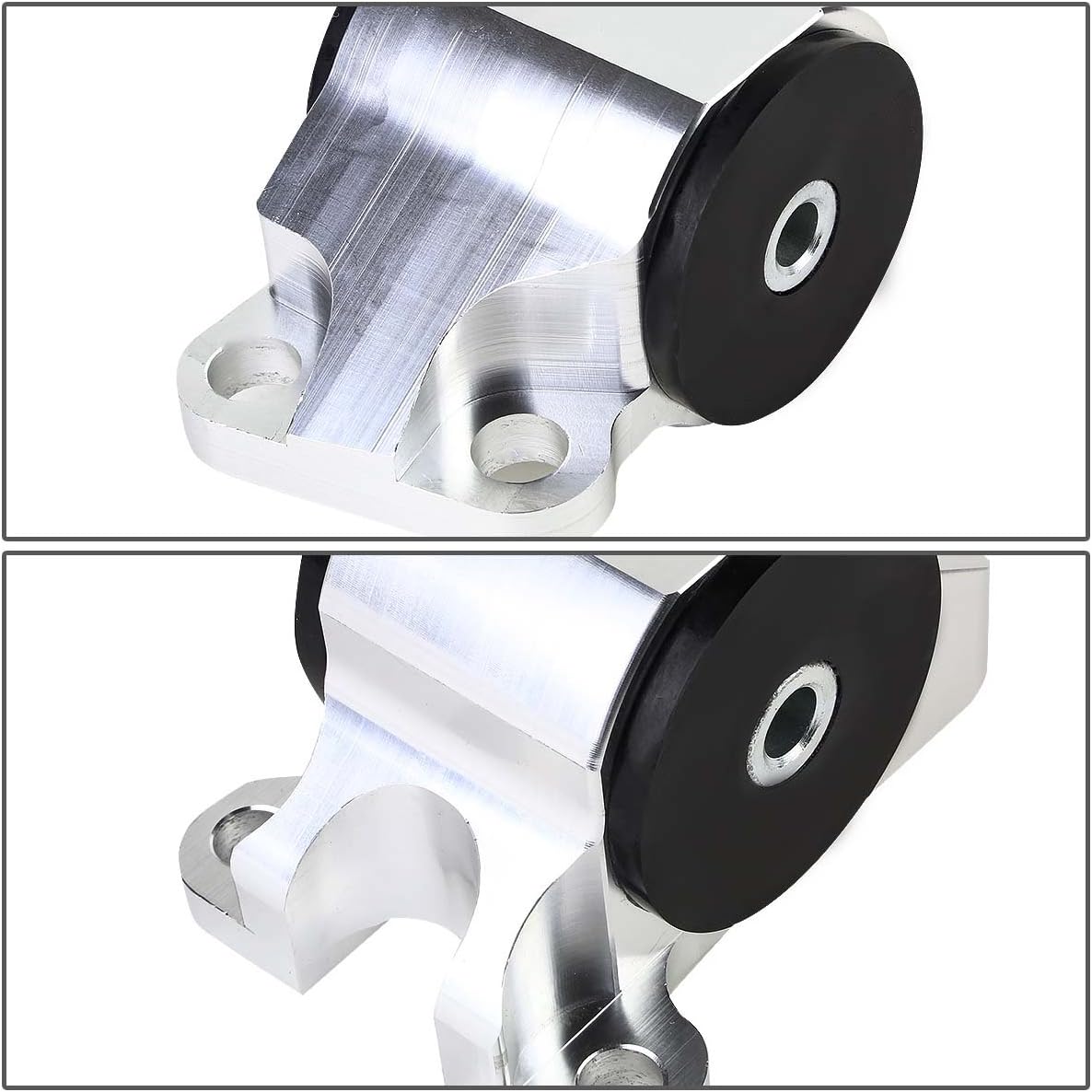 Auto Dynasty Compatible with Honda Civic B & D Series 1.6 3pcs Billet Aluminum 2-Bolt Engine Mount Kit