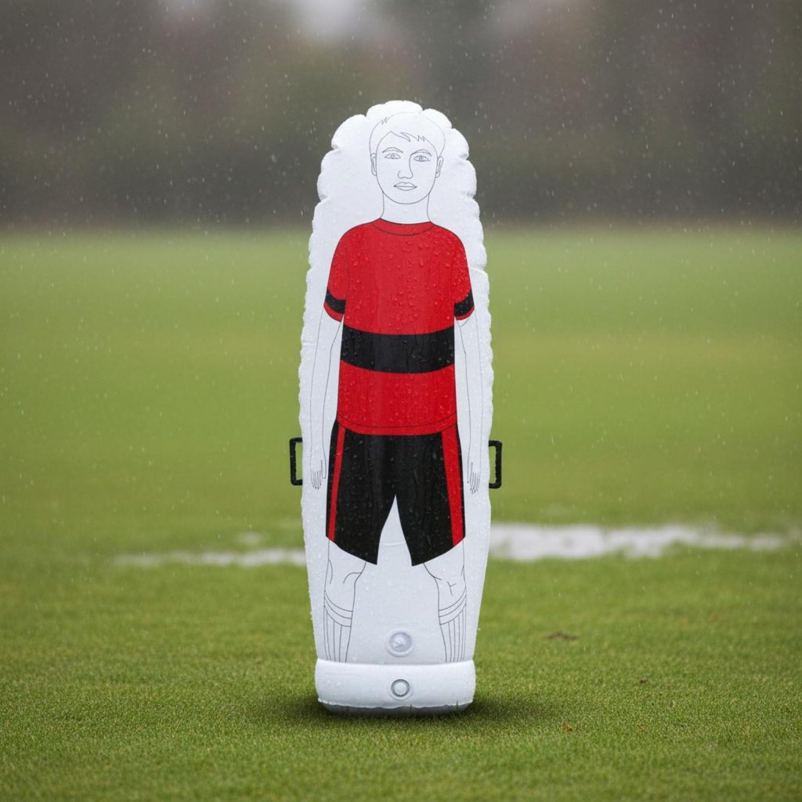 Muro Gonfiabile da Calcio PVC Resistente Manichino Gonfiabile da Calcio a Prova di Perdite Attrezzatura Sportiva per Allenatori, Calciatori